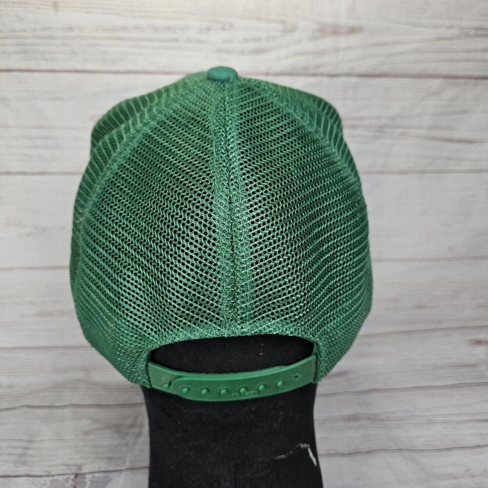 Vintage Otto Cap Mesh Rope Hat Lumbermen's Hat Green Snapback - Picture 4 of 7